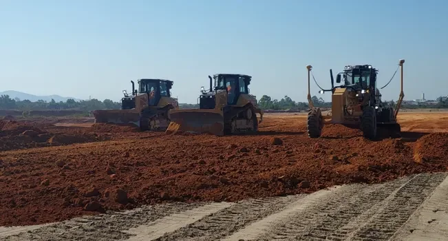 Nova pista do aeroporto de Macaé Detalhes da obra AECweb