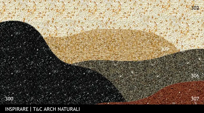 Tabela de cores do T&C ARCH NATURALI.