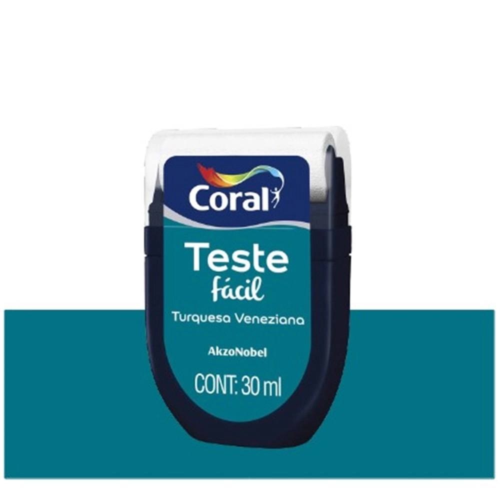 Teste Fácil Turquesa Veneziana 30ML Coral