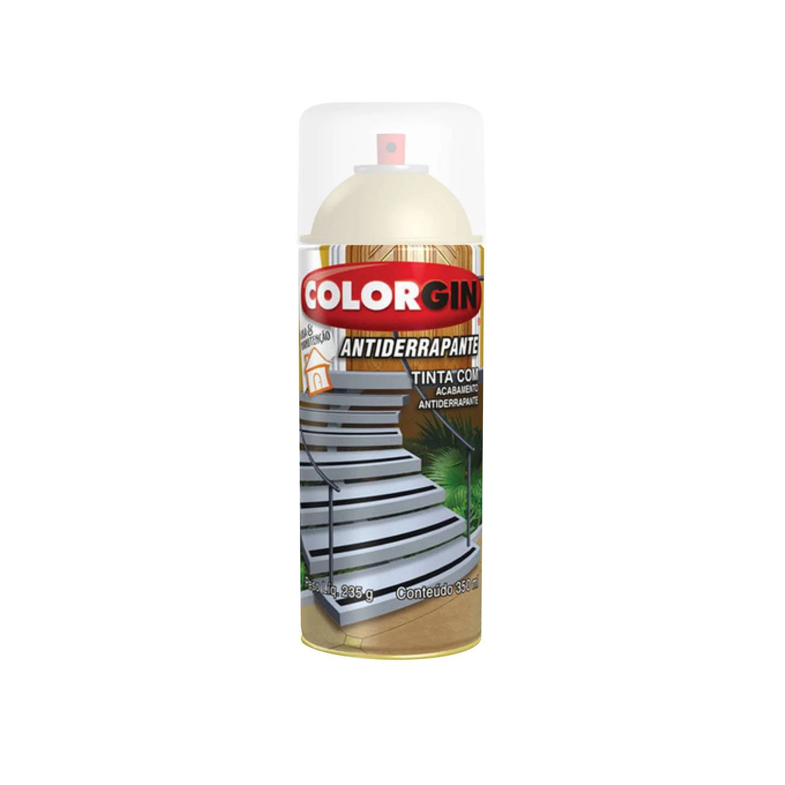 Tinta Spray Antiderrapante SW Incolor 350ml Colorgin