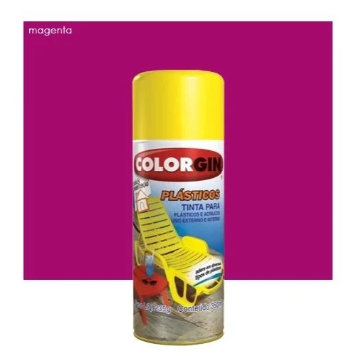 Tinta Spray Plástico Colorgin Magenta 350 ml Sherwin Williams