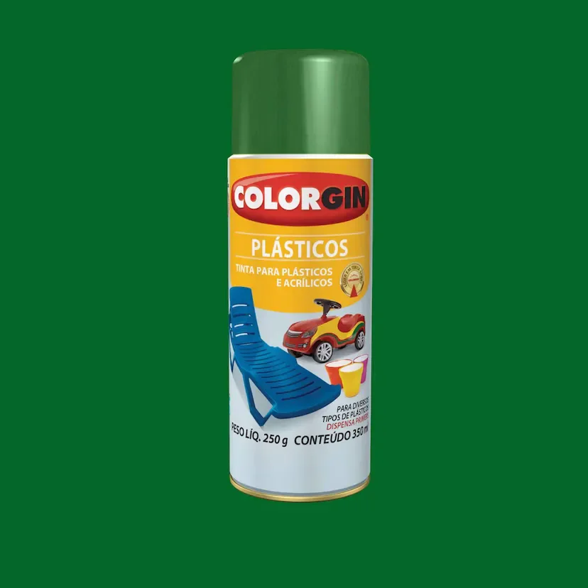 Tinta Spray Plástico Colorgin Verde Natureza 350 ml Sherwin Williams