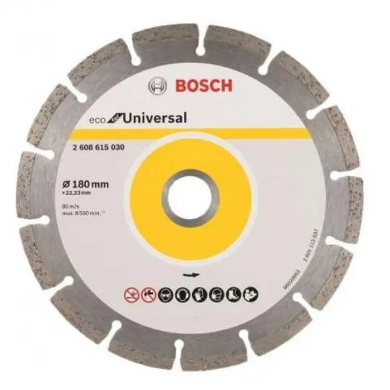 Disco Diamantado Segmentado Eco For Universal 230x22,23x2,6x7mm Bosch