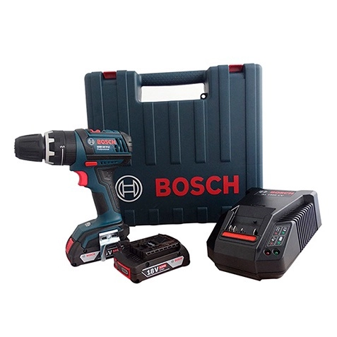 Parafusadeira Furadeira de Impacto 18V GSB 18 V-LI 2 Baterias 2Ah Bosch