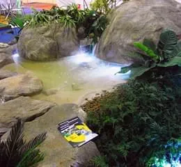Dez vezes mais leves, Pedras Artificiais simulam com perfeição as peças naturais.