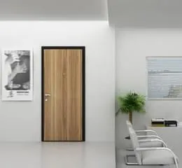 Com traçado simples, porta de adapta a vários ambientes pela sua variedade de padrões