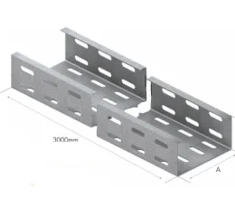 Eletrocalha Perfurada com virola