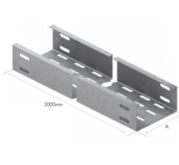 Eletrocalha Perfurada na base com virola