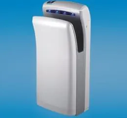 Secador de mãos garante higiene com o menor consumo de energia.