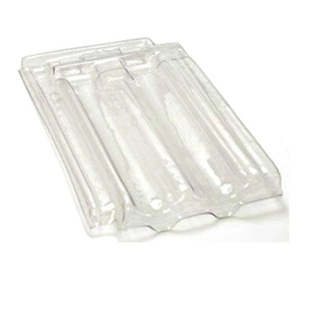 Telha PET Transparente Francesa Curitiba 340 Kit 17 Telhas Multicap