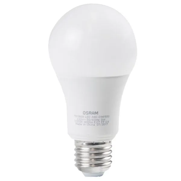 Lâmpada LED Bulbo E27 9W 3000K Osram