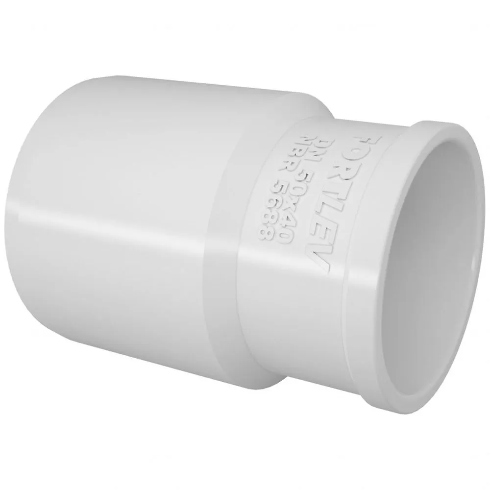 Bucha de Redução Longa para Esgoto 50 mm x 40 mm Fortlev