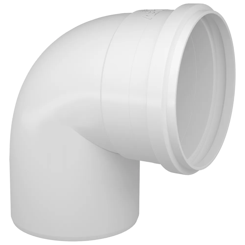 Joelho 90 em PVC para Esgoto Branco 50 mm Fortlev