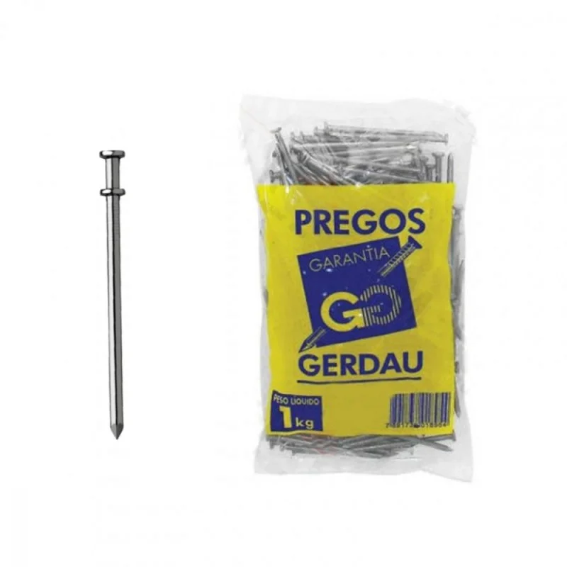 Prego de Cabeça Dupla 18 mm x 30 mm 1 kg Gerdau