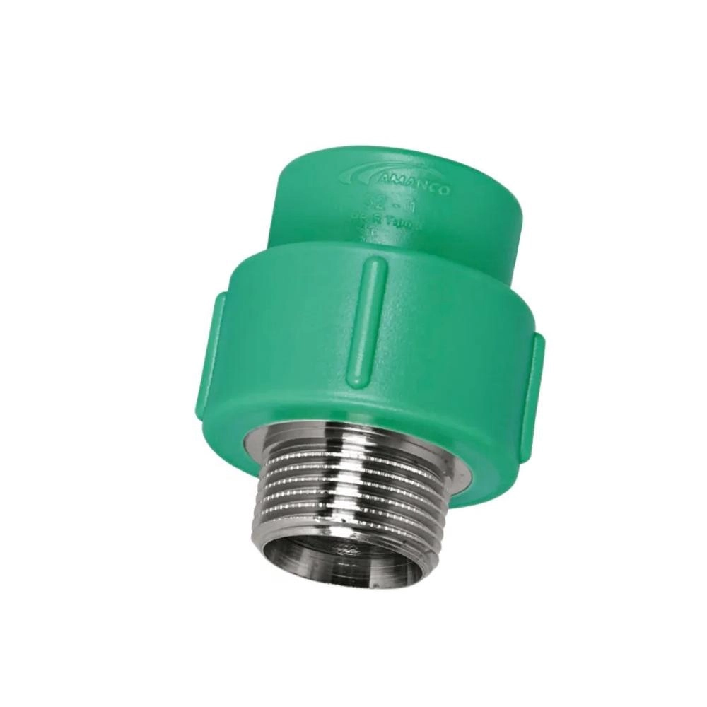 Conector Verde 75mm 2.1/2" com Rosca Amanco