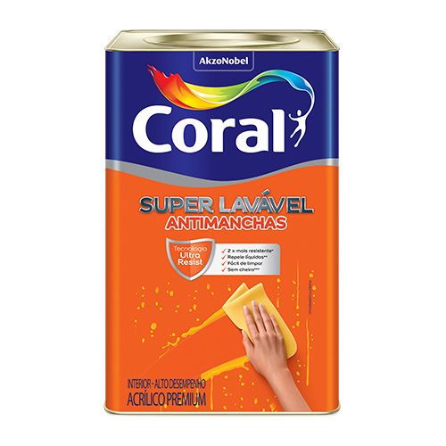 Base para Tinta Super Lavável 16 Litros Coral