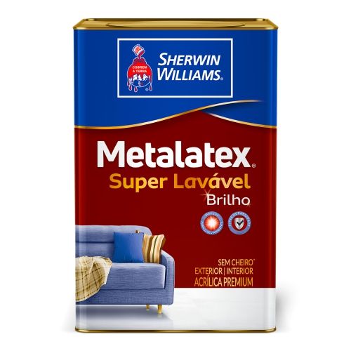 Base W Metalatex Super Lavável Semi Brilho Amarelo Terra 16 L Sherwin-Williams