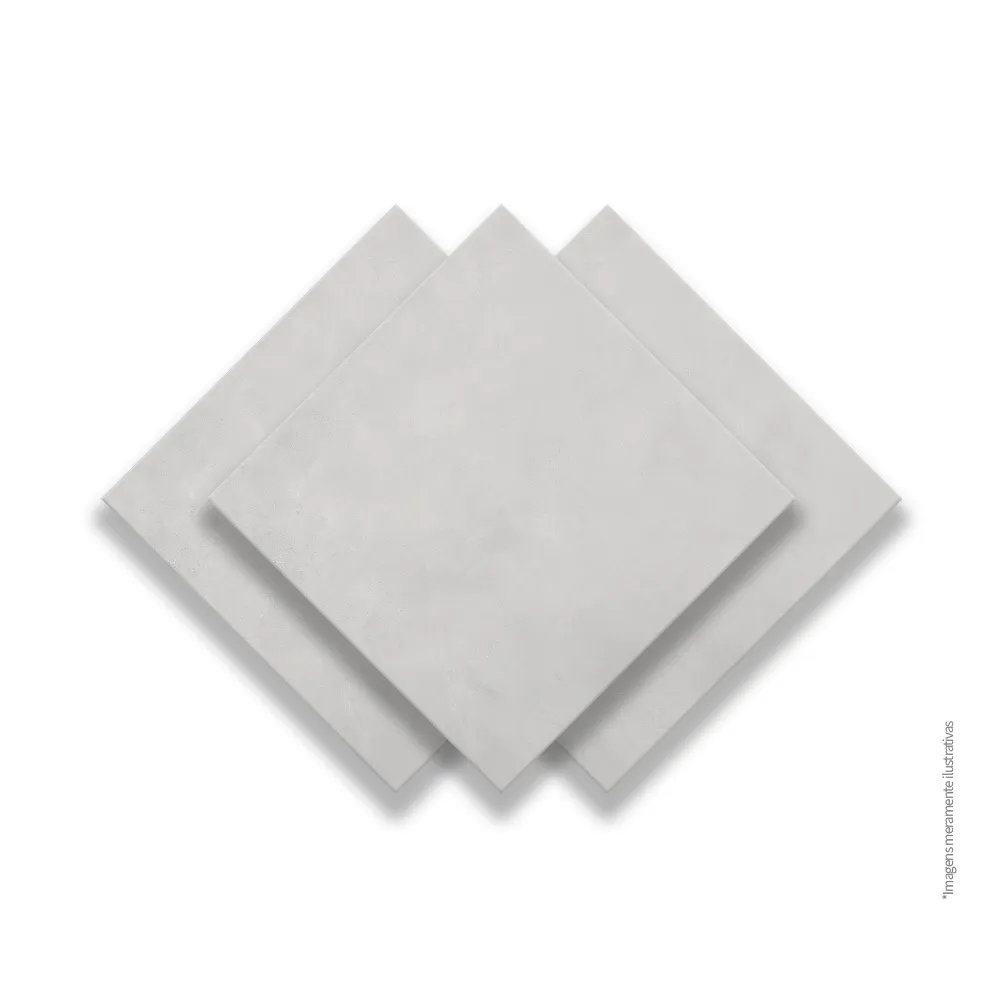 Porcelanato Intense 84 x 84Cm 2,8m² Plata Rústico Delta