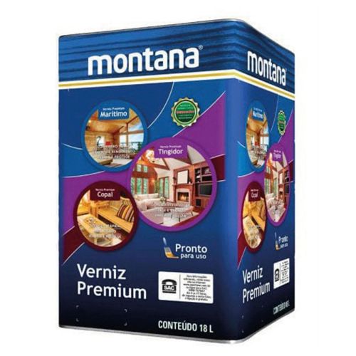 Verniz Acetinado Premium Imbuia 18 L Montana