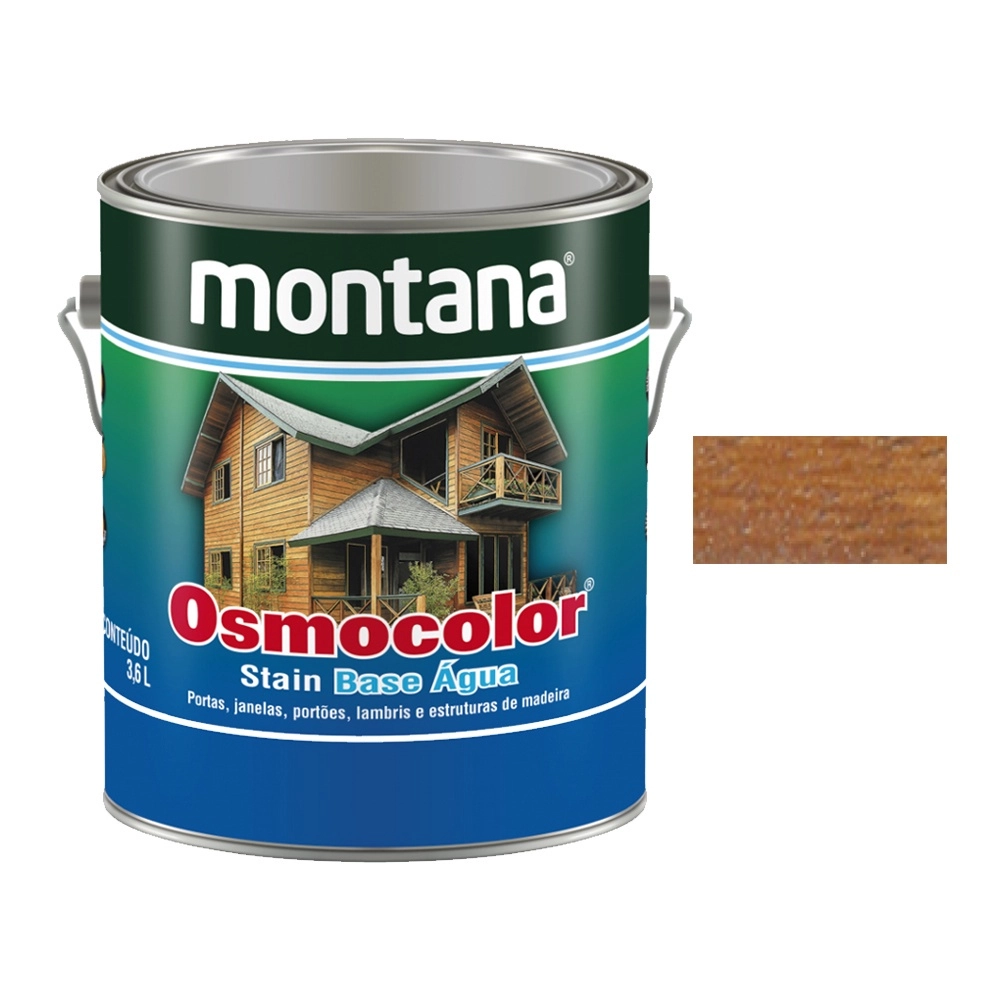 Stain Osmocolor Base Água Imbuia 3,6 L Montana