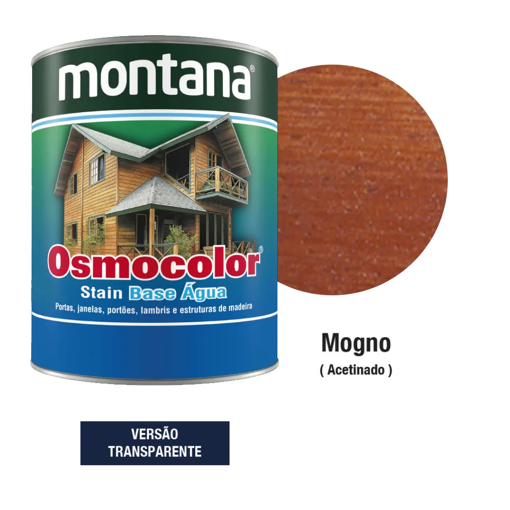 Stain Osmocolor Base Água Mogno 900 ml Montana