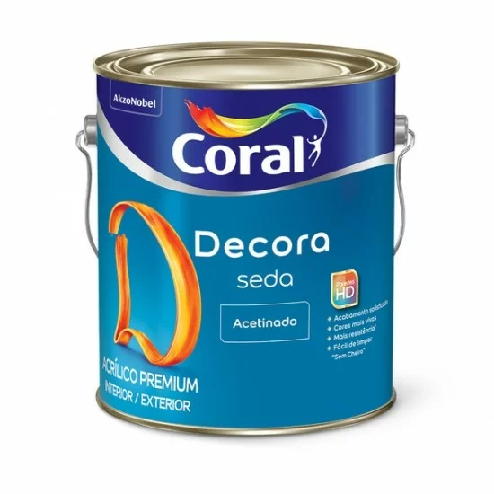 Base P para Tinta Decora Seda Acetinada 3,2 L Coral