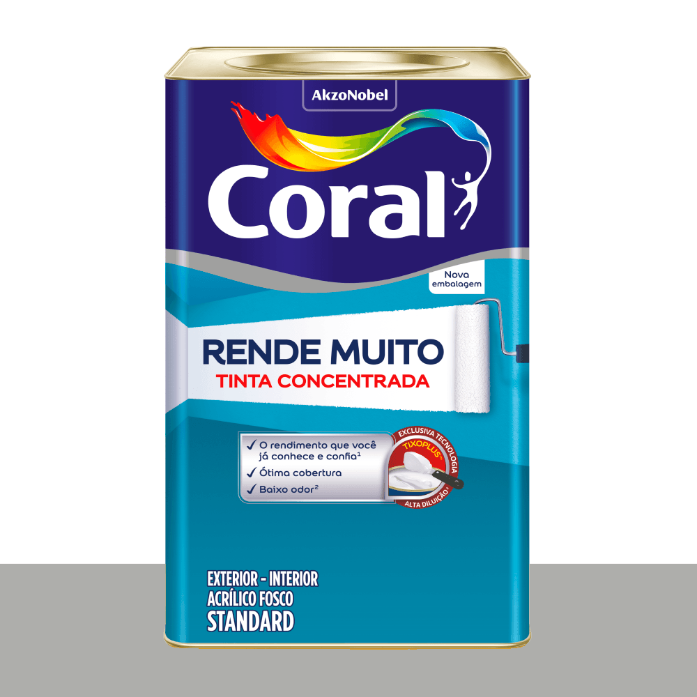 Tinta Acrílica Rende Muito 16 Litros Tubarão Branco Coral