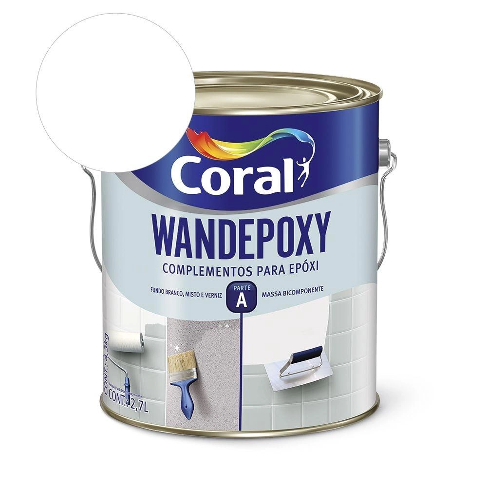 Fundo Wandepoxy Catalisável Branco 2,7 L Coral