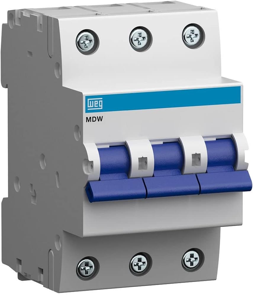 Disjuntor Tripolar Termomagnético MDW-C16-3 16A Weg