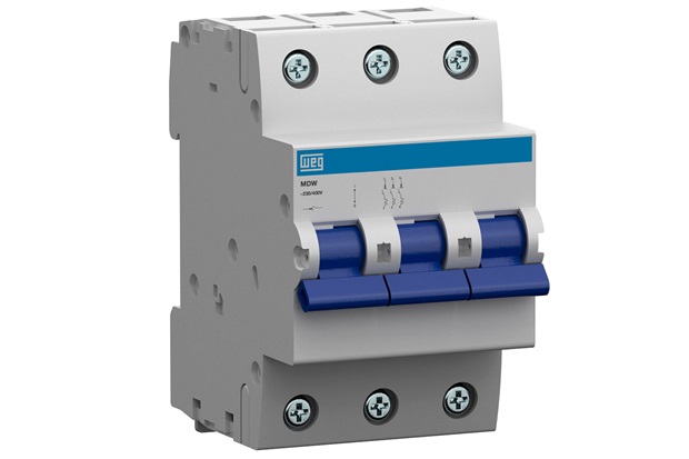 Disjuntor Tripolar Termomagnético MDW-C63 63A Weg