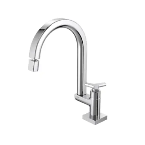 Torneira de Mesa para Cozinha Mix&Match Inox Escovado Docol