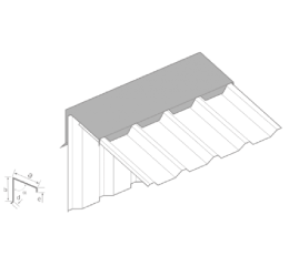 Cumeeira Shed Dentada CSD