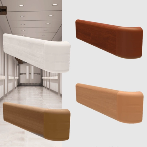 Protetor de Parede com Corrimão (Bate Macas)