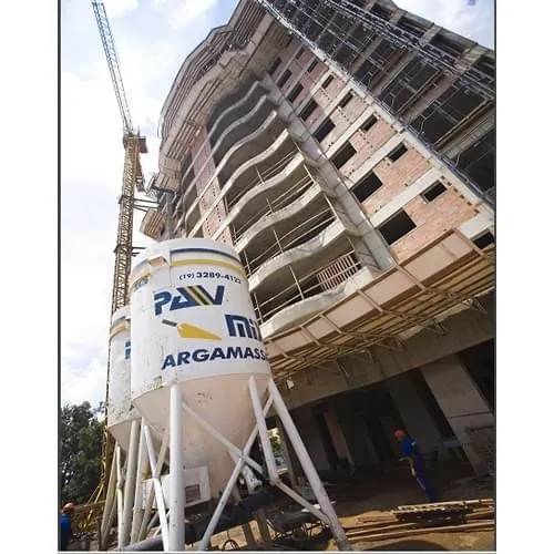 Argamassas em Silo