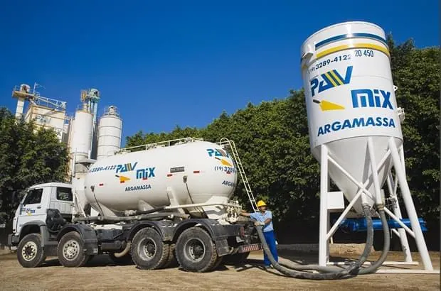 Argamassas em Silo
