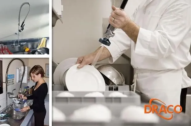 Torneira Profissional Mix Parede Pré-Rinse