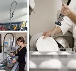 Torneira Profissional Mix Parede Pré-Rinse