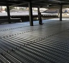 Laje metálica steel deck especialmente indicada para edifícios de múltiplos andares