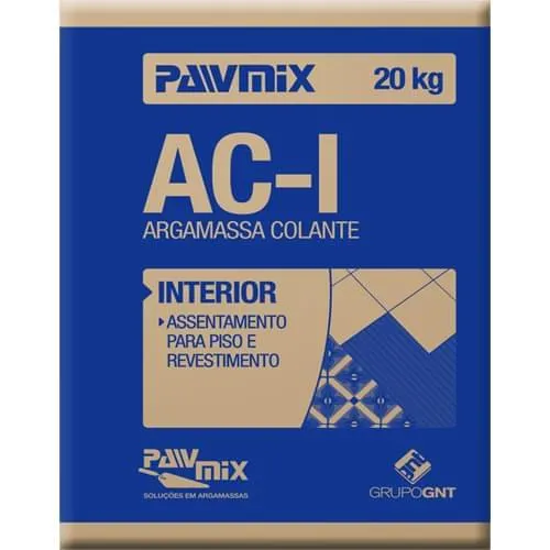 Argamassa colante AC-I - Interna