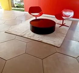 Linha Hexágono Basic de Revestimentos Cimentícios