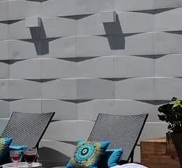 Linha Illusione de Revestimentos Cimentícios