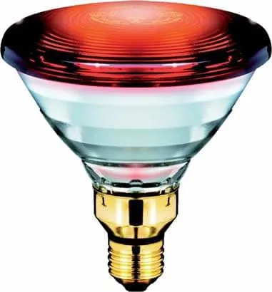 Lâmpada Incandescente para aquecimento Infravermelho em Healthcare