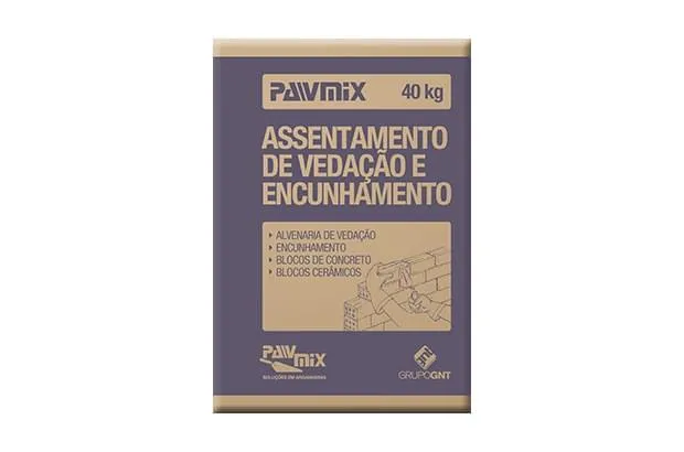 Argamassa de Assentamento de Vedação e Encunhamento