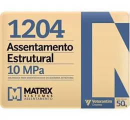 1204 (10 MPA) Assentamento de Vedação e Encunhamento – Matrix