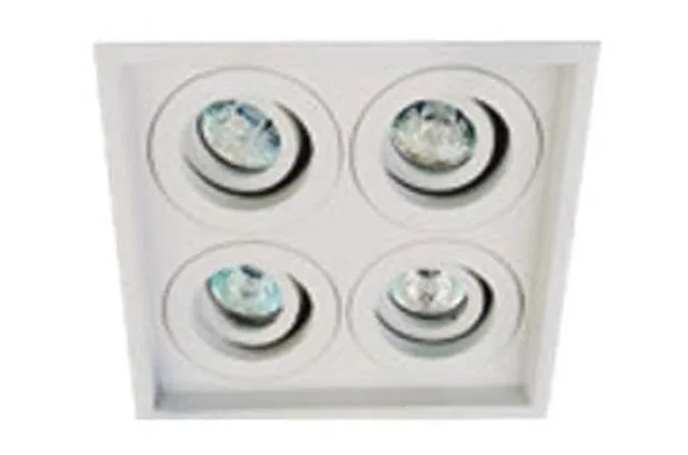 Luminária de Embutir Orbital MR11 – Recuada com Moldura