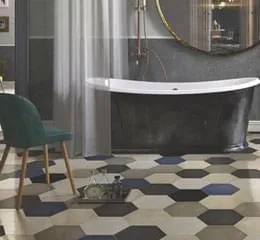 Linha de pisos vinílicos indicada para ambientes internos com tráfego intenso