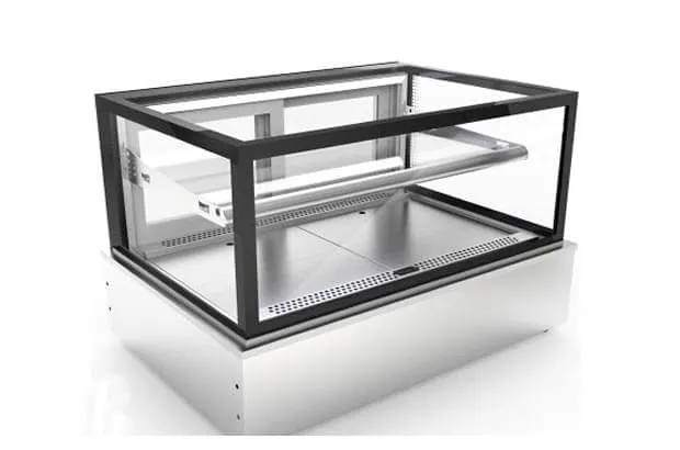 Vitrine Quadrat de Sobrepor Aquecida