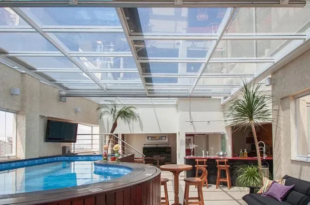 Cobertura de Vidro - Enkoberta