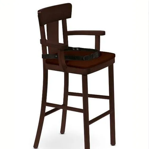 Cadeira Infantil Viena Adele Tabaco com Estofado - Piazza Viena 