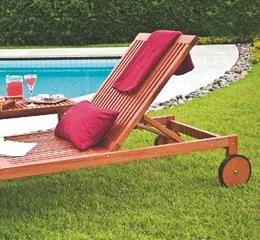 Espreguiçadeira com Rodas Fitt